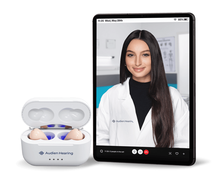 Audien Atom Pro 2 OTC Hearing Aids - Specialist Bundle